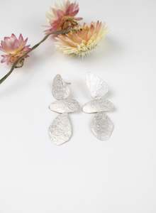 Silver Stone Earrings