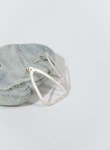 Asymmetric Pebble Earring