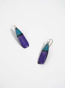 Phillipa Gee: Half and Half Enamel Earrings