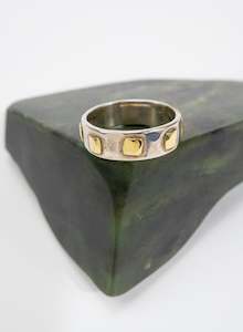 Dave Beamish: Gold Rivet Ring