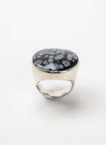 Round Indian Bloodstone Ring