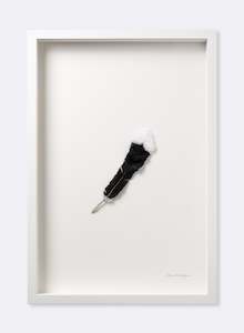 Huia Feather - 3D Embroidery