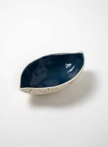 Small Seed Pod Dish - Peacock