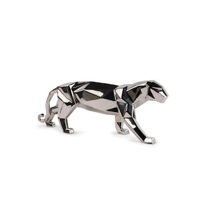 Gifts For Him: Panther - Origami (Silver)