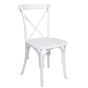 Chair Hire: Cross Back Chair – White