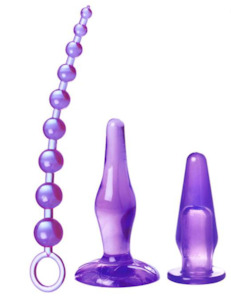 Anal Beads: Share Satisfaction Anal Trainer Kit 9 inch