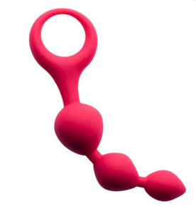 Anal Beads: Share Satisfaction Silicone 3 Bead Plug