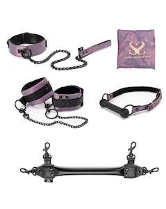 Top Rated For Couples: Luxury Collar And Leash Bondage Set