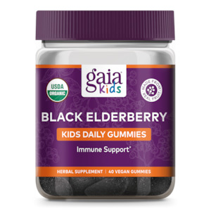 Gaiakids: GaiaKids® Black Elderberry Kids Daily Gummies