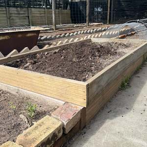 Hardware: Garden Beds (reclaimed framing 145x34mm timber) - Made to order, price per LM