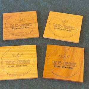 Hardware: Branded Native Timber Coasters