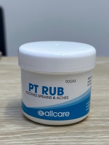 Products: Allcare PT rub 90gm - North Shore Hand Therapy