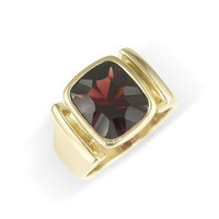 18ct Yellow Gold & Garnet Ring Jens Hansen