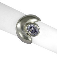 Products: Palladium & Moissanite Ring Jens Hansen