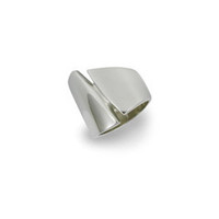 Products: Sterling Silver Flat Ring Design Jens Hansen
