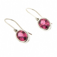 Products: White Gold & Pink Tourmaline Earrings Jens Hansen