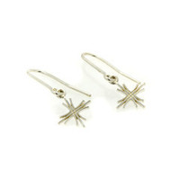 Products: Sterling Silver Cross Earrings Jens Hansen