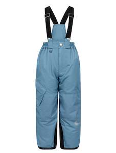 cf-size-8: Snowrider Convertible Ski Overalls - Stone Blue