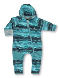 Baby Toddler All Weather Fleece Onesies: All-Weather Fleece Onesie - Mountain Mist