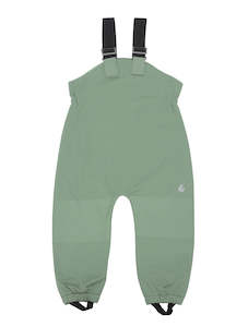All Weather Rain Snow Overalls: All-Weather Fleece Overalls - Basil