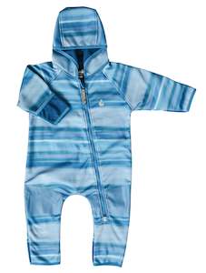 Baby Toddler All Weather Fleece Onesies: All-Weather Fleece Onesie - Surf Horizon