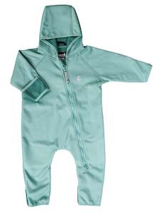 Baby Toddler All Weather Fleece Onesies: All-Weather Fleece Onesie - Seafoam