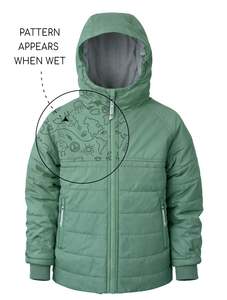 Hydracloud Puffer Jacket - Forest Moss | Happy Earth
