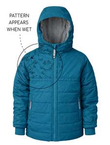 Hydracloud Puffer Jackets: Hydracloud Puffer Jacket - Deep Teal | Dino Skate Crew
