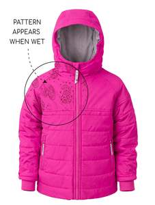 Hydracloud Puffer Jacket - Neon Pink | Leopard Love