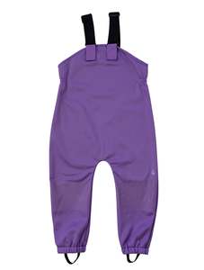 All Weather Rain Snow Overalls: All-Weather Fleece Overalls - Violet