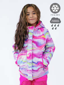 Snow Ski Jackets: Snowrider Ski Jacket - Rainbow Wave