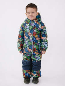 One Piece Snowsuits: Snowrider One Piece Snowsuit - Smiley