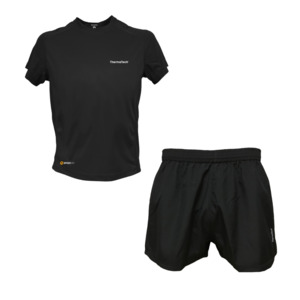 Products: Junior Top & 3" 2 in 1 Short Bundle - Black - Thermatech New Zealand