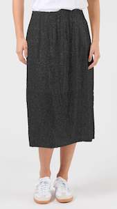 Skirts: Crystal Skirt Black Sequins