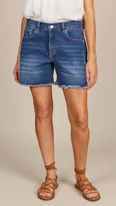 Skirts: Duke Denim Shorts Denim