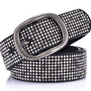 Could Be Ordinary: Multi Mini Stud Belt Black