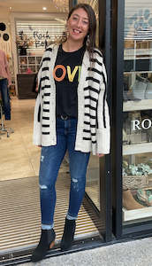 Could Be Ordinary: Layday Stripe Cardi Black