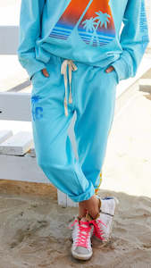 Hammill Co 1: California Track Pant Aqua