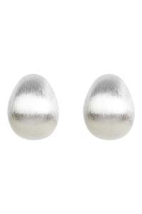 Jewelry: Heritage Satin Earring Silver Drop
