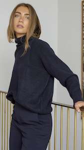Knit Tops: Iris Jumper Navy