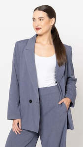 Jackets Outerwear: Dylan Blazer Denim Blue