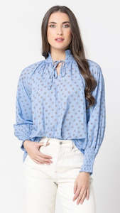 Blouse: Encourage Top Denim Daisy