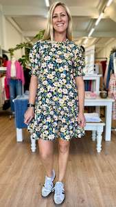 Impressionable Dress Midnight Bouquet