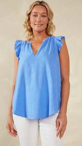 Florence Frill Tank Coast