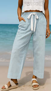 Bottoms 1: Ahoy Pants Ocean Blue