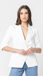 Occasion Blazer White Adelade