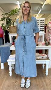 Friends Of The Fox: Austin Button Down Denim Dress