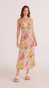 Under The Sea Bias Cut Dress