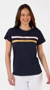 T-Shirt Icon Stripe Navy