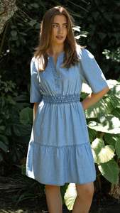 Vida Dress Light Wash